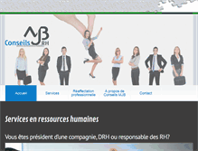 Tablet Screenshot of conseilsmjb.com